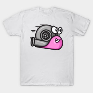 Turbo Snail - Light Pink T-Shirt